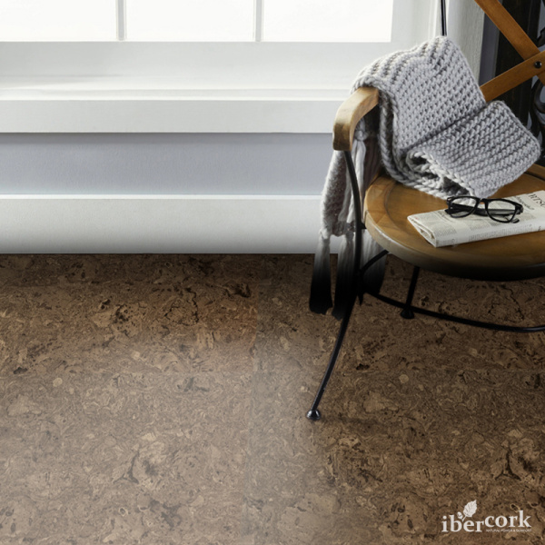 Пробковый замковый паркет EasyCork Леон маррон